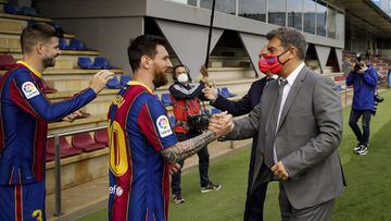 Laporta tratará el regreso de Messi cara a cara