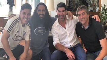 Marcelo Salas se reunió con ex compañeros de River Plate