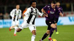 Juventus golea a la Fiore con una asistencia de Cuadrado