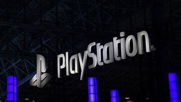(FILES) In this file photo taken on September 12, 2019, the Sony Playstation logo is seen during the Tokyo Game Show in Makuhari, Chiba Prefecture. - Sony&#039;s eagerly awaited PlayStation 5 will launch in November 2020, taking on a new offering by conso
