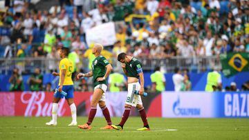 México desaparece ante Brasil y queda eliminado del Mundial
