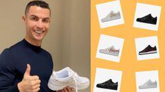 Los seis modelos de zapatilla dise&ntilde;ados por Cristiano Ronaldo y Nike.