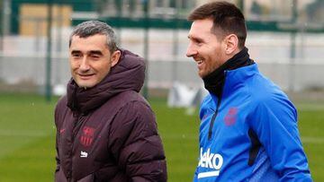 Messi le dedicó un mensaje de despedida a Valverde