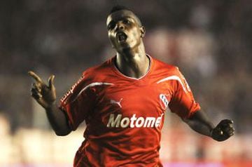 Marco Pérez: Estuvo en 2011 en Independiente. Jugó 16 partidos y anotó 3 goles 
