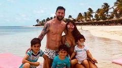 ¡Siguen las vacaciones en familia de Lio Messi!