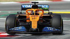 Carlos Sainz (McLaren MCL35). Barcelona, Espa&ntilde;a. F1 2020. 