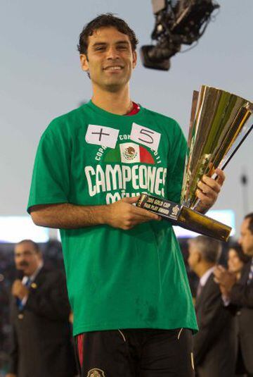 Nuevamente el Rafel Márquez se coronó con la Selección Nacional en el Copa Oro de 2011.