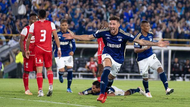 Millonarios resucita en el clásico tras vencer a Santa Fe 