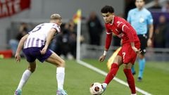Luis Díaz juega en derrota de Liverpool ante Toulouse
