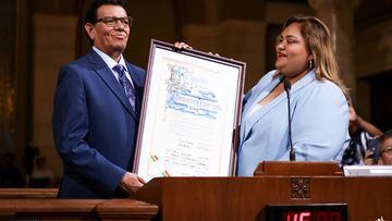 Vídeo: Así fue el discurso de Fernando Valenzuela en City Hall tras decretar el 11 de agosto como su día