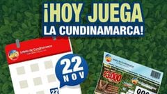 Resultados loter&iacute;as Cundinamarca y Tolima hoy: n&uacute;meros que cayeron y ganadores | 22 de noviembre