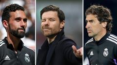 Arbeloa, Xabi Alonso y Raúl, candidatos a suceder a Ancelotti cuando el italiano deje el banquillo madridista.