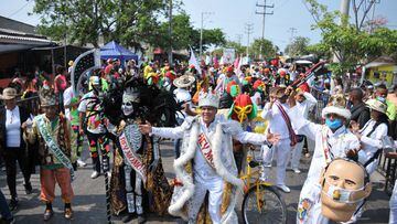 Desfile del Rey Momo en el Carnaval de Barranquilla 2022
