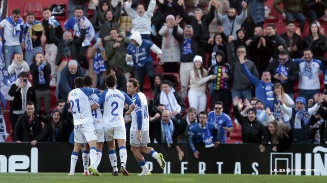 El Tenerife recupera la alegría con una goleada