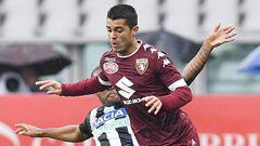El futbolista del Torino, Iago Falqu&eacute;, durante un encuentro.