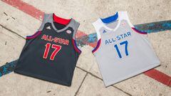 Camisetas del All Star Game 2017.