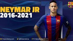 El Barcelona present&oacute; la renovaci&oacute;n de Neymar. 