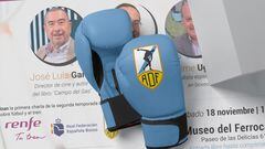Unos guantes de boxeo sobre los rostros de Jaime Ugarte, José Luis Garci y Alfredo Relaño.