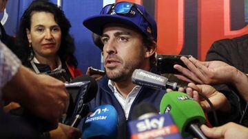 Alonso: "Mi primer objetivo es seguir en Fórmula 1 y ganar"