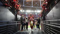 GLENDALE, ARIZONA - DECEMBER 17: Brock Purdy #13 of the San Francisco 49ers leaves the field after beating the Arizona Cardinals 45-29 at State Farm Stadium on December 17, 2023 in Glendale, Arizona.   Christian Petersen/Getty Images/AFP (Photo by Christian Petersen / GETTY IMAGES NORTH AMERICA / Getty Images via AFP)