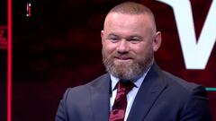 Wayne Rooney in a television talk show about the World Cup in Qatar.