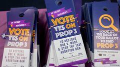 The issue of reproductive rights in back on the agenda in the US and five states are giving voters a say on the matter on 8 November.
