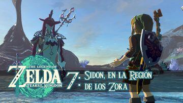 the legend of zelda tears of the kingdom nintendo switch guia sidon region de los zora