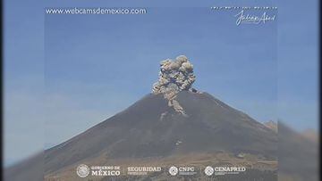 VIDEO: Así fue la impresionante explosión del Popocatépetl, hoy 27 de junio