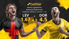 Bayer Leverkusen vs. Borussia Dortmund: horario, TV, estadísticas, clasificación y pronósticos