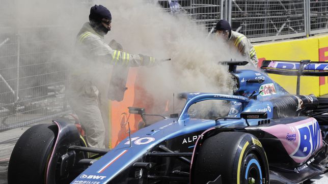 Ferrari asoma, Alonso se esconde y Alpine sale en llamas
