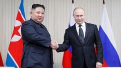 Kim Jong-un y Putin.