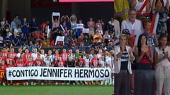 Jenni Hermoso reaparece en Alcalá y se lleva el calor de la afición