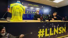 &Aacute;lvaro Cervera, ex entrenador del C&aacute;diz, se despide en rueda de prensa.
