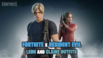 Resident Evil's Leon and Claire arrive in Fortnite: Here are their spectacular outfits