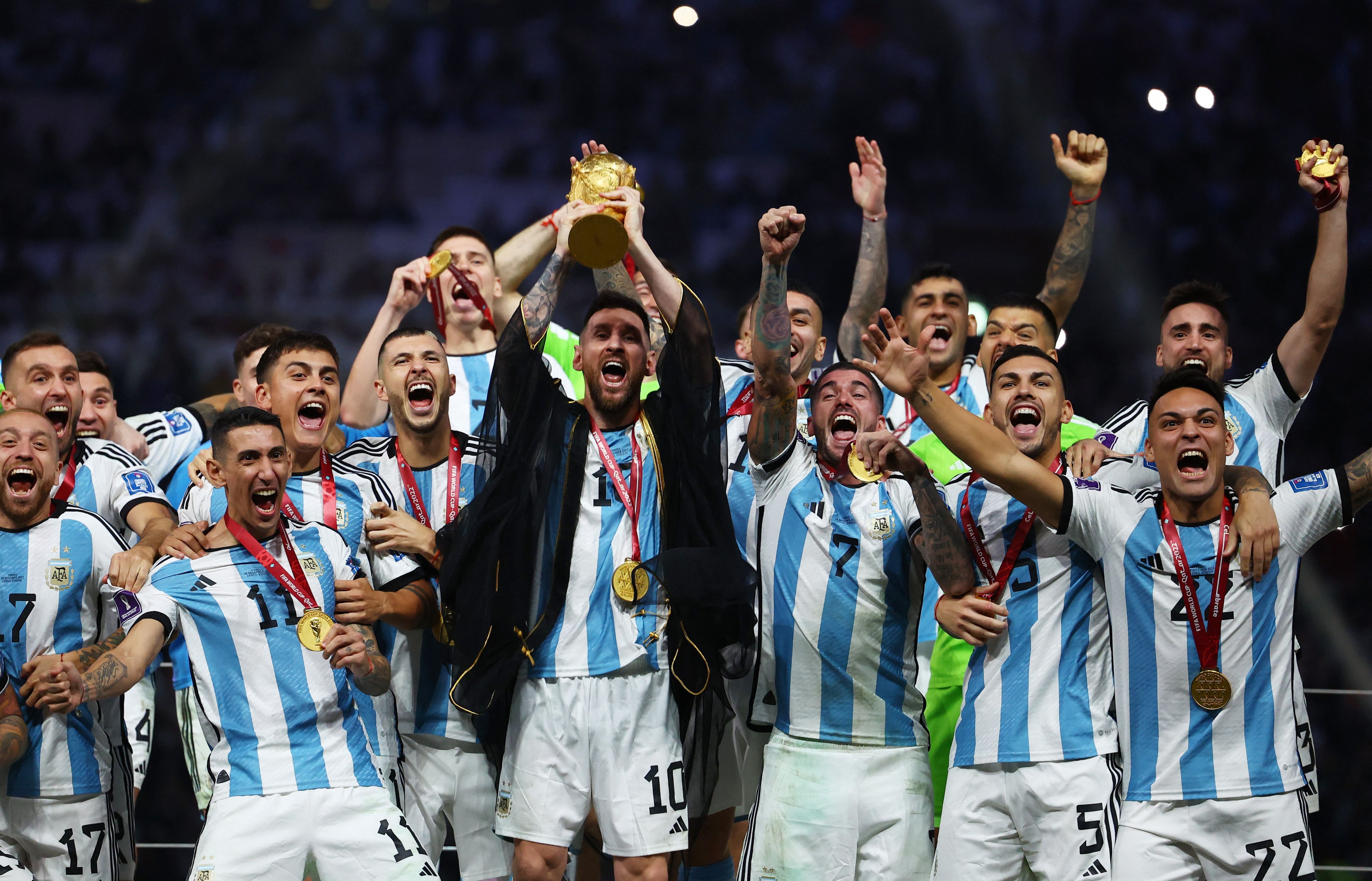 Argentina vs France summary: trophy presentation, score, goals