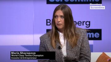 Maria Sharapova, en Bloomberg TV.