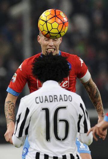Cuadrado fue siempre alternativa de ataque por derecha en el ahora líder Juventus.