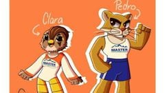 Juegos Sudamericanos Máster Santiago 2021 ya tienen mascotas