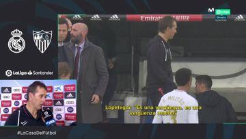 Lopetegui to Monchi: "This is a disgrace man, always the same"