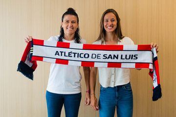 Bea Parra y Marta Perarnau, renovadas con Atlético de San Luis.