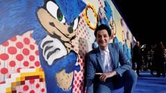 Ben Schwartz en la premiere de &quot;Sonic the Hedgehog&quot; en Los Angeles, California. Febrero 12, 2020. 
