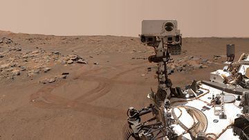NASA’s Perseverance Mars rover is seen in a "selfie" that it took over a rock nicknamed "Rochette", September 10, 2021. NASA/JPL-CALTECH/MSSS/Handout via REUTERS THIS IMAGE HAS BEEN SUPPLIED BY A THIRD PARTY. MANDATORY CREDIT