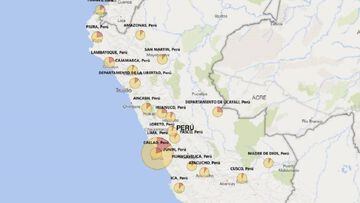 Mapa de casos por coronavirus por región en Perú: hoy, 13 de julio