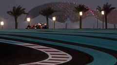 Kimi Raikkonen en Abu Dhabi.