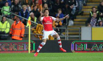 8. Alexis Sánchez (Arsenal) suma 16 goles en la Premier League