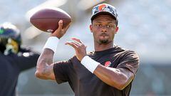 With Deshaun Watson returning to practice for the first time since Aug. 30, how is the Browns’ current starter, Jacoby Brissett, taking it?