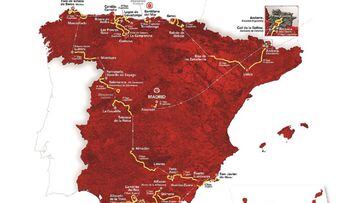 Consulte aquí el mapa y todas las etapas de la Vuelta 2018