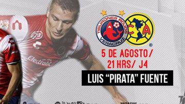 Veracruz 2-4 América: Resumen del partido y goles, Jornada 4