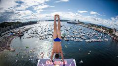 Red Bull Cliff Diving, en Oslo con la plataforma más larga de la historia