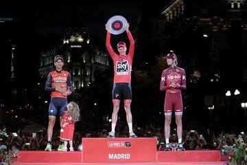 Consiguió su tan ansiado doblete Tour-Vuelta. Nibali y Zakarin le acompañaron en el podio.